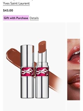 YSL Candy Glaze Lip Gloss Stick 19 Salted Caramel